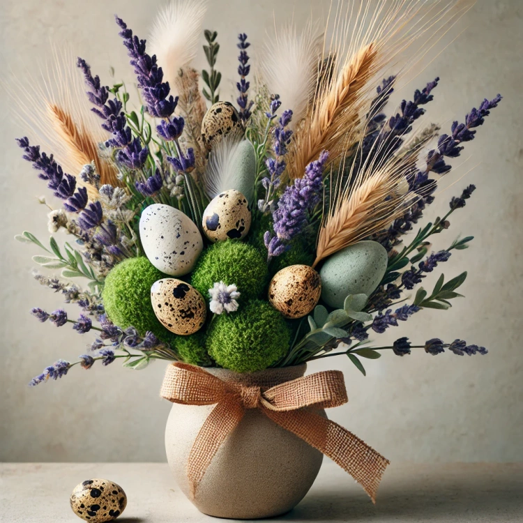 Dried lavender twigs bouquet 25 cm