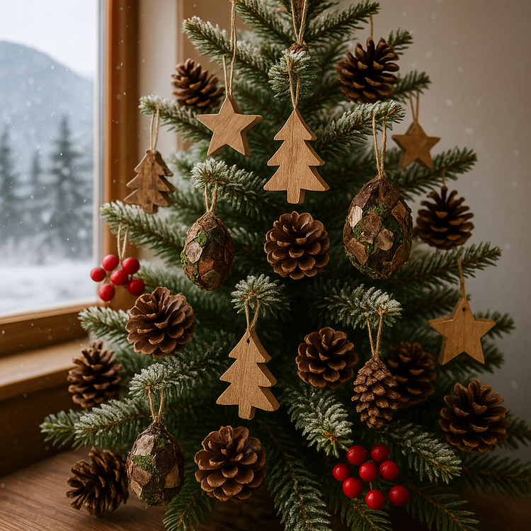 Gehänge aus Baumrinde, 16 cm