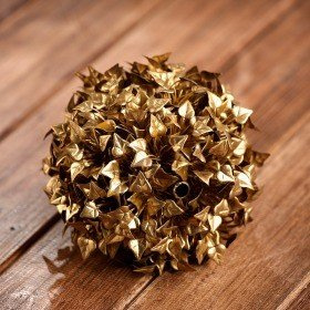 Ivy ball gold 13 cm