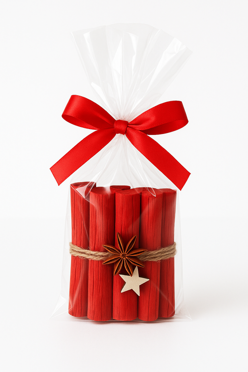 Red wood, L 10-12 cm, 6 pcs