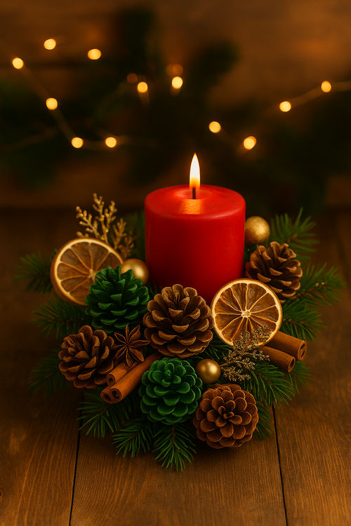 Christmas candle 