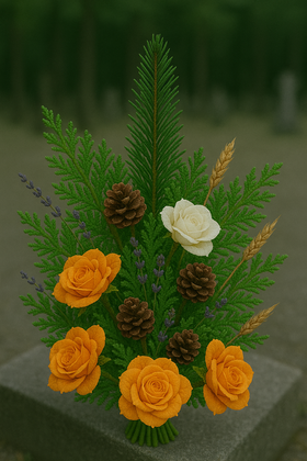 Wreath 35-40 cm purpkle