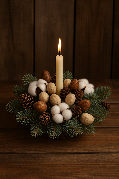 Amra dyed balls, .12 pcs. – natural