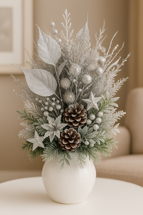 Ting ting 90 cm silver decoration