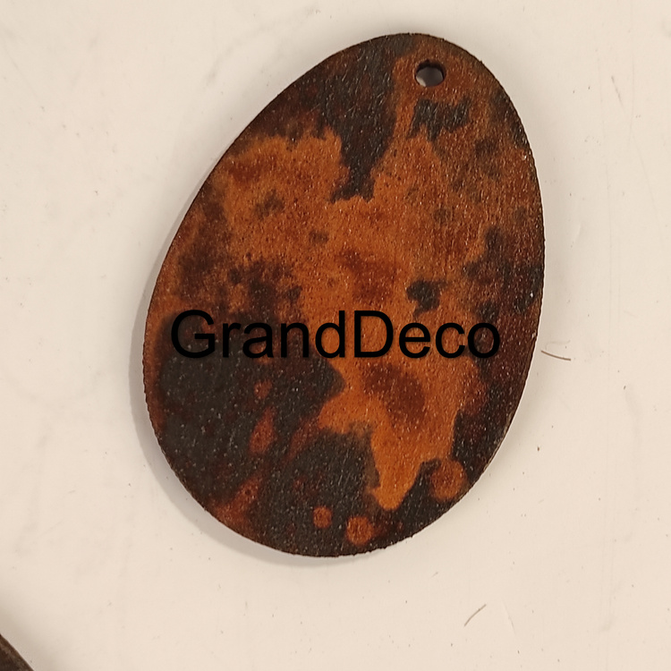 Wooden Easter eggs wz. 2. Christmas spring pendants 80 mm / 4 pcs.