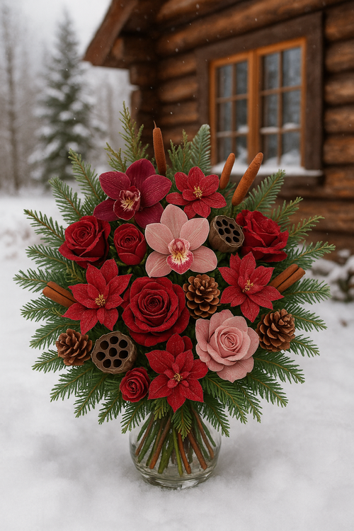 Bunch of water sticks, heather-beige