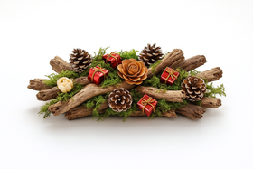 Kopi cone, 10-15 cm, 9 pcs/pkg - gold