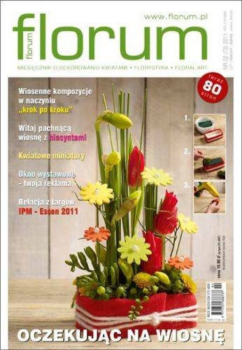  Set mit 12 Florum-Ausgaben für das ganze Jahr mit einer Mappe