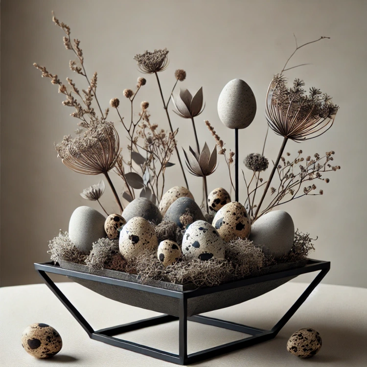 Quail blown eggs 6pcs/pkg