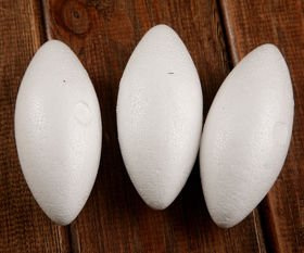 Styrofoam cone 10 cm smooth 3 pcs / pack