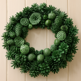 Wreath of naturalcones  ca.30cm
