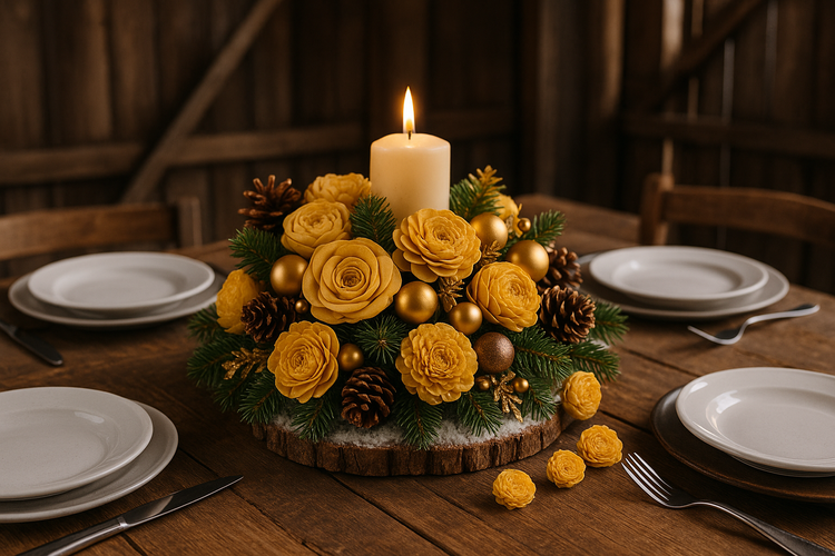 Dried flowers  SOLA, 2-3 cm, 60 pcs/pkg sonny