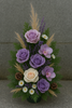 Wreath 35-40 cm purpkle