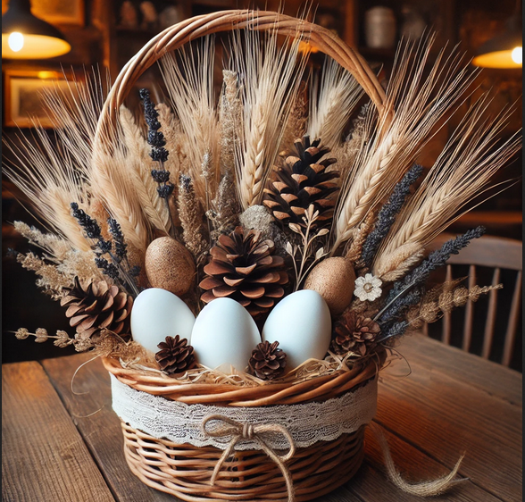 Handmade Christmas decorations - White Christmas tree flowers - 30 pcs / pack