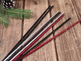 Brokatenes Stäbchen, 30 cm,8 Stücke, mix