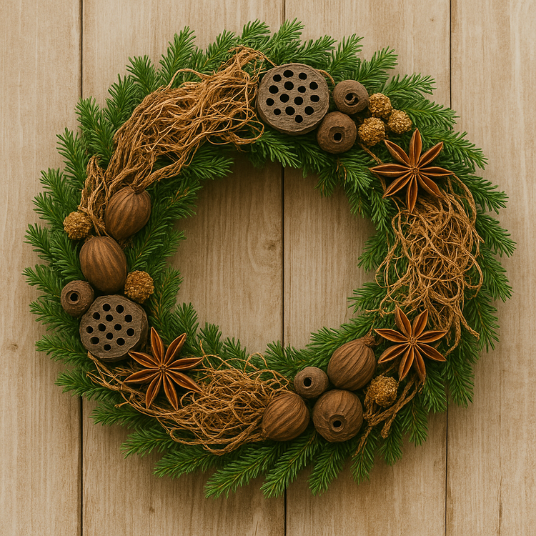 Naturalne korzonki dekoracyjne – lekko kręcone, ciepły brąz, objętość 0,5 l – GrandDeco