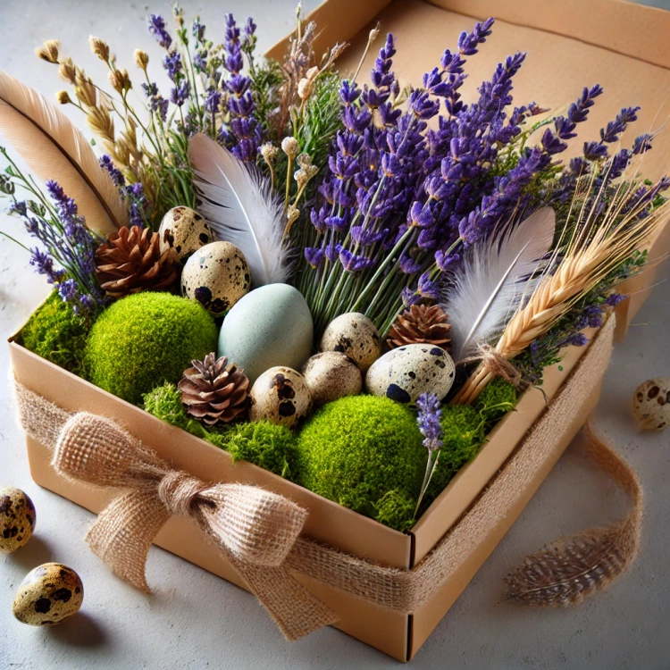 Getrocknete Lavendelzweige Bouquet 25 cm