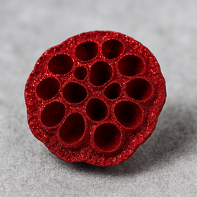 Lotus dyed diameter 6-8 cm 6 pcs/pkg red