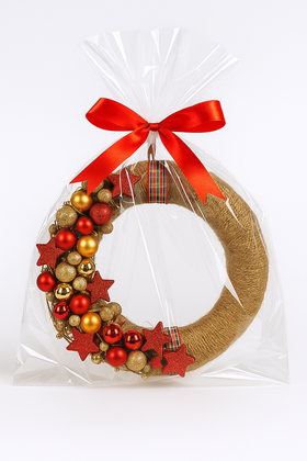 Christmas wreath Gold Christmas 25-30 cm