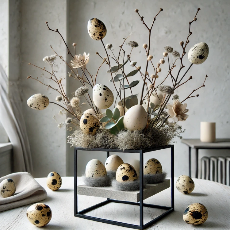 Quail blown eggs 6pcs/pkg