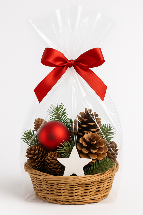 Zellophan, Rolle, Breite 70 cm, Länge 250-300 m. 