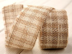 Jute ribbon grille 4.5 cm / 250 cm
