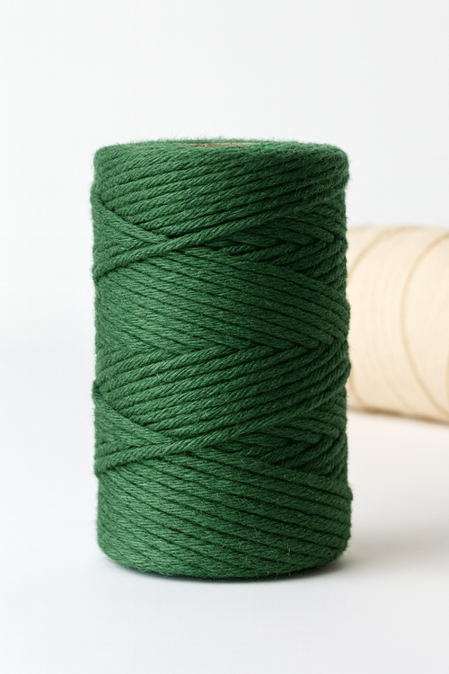 Green cotton string 100g approx. 40 m