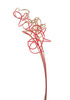 Rattan stick red-gold 70 cm 4 pcs/pkg