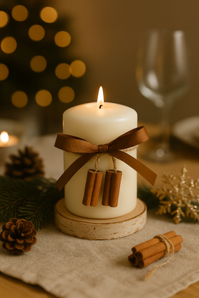 Cinnamon candle