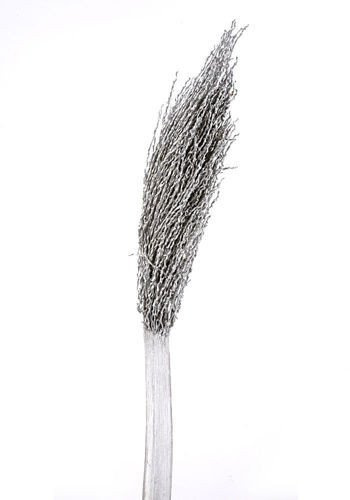Set von 3 kleinen Dattelbremsen, silbern lackiert, 40-60 cm
