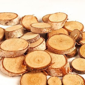 Birkenscheibe, D 7-10 cm, 2-3 cm dick