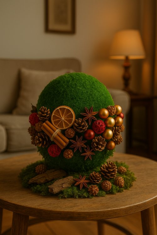 Hanger of bark, 16 cm