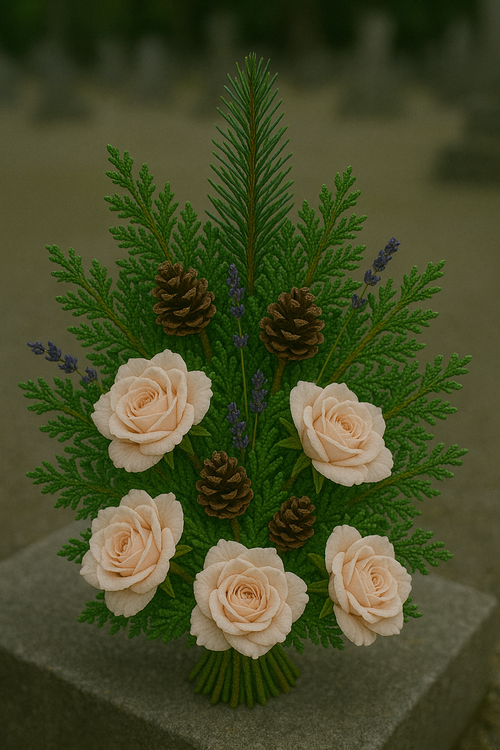 Wreath 35-40 cm purpkle