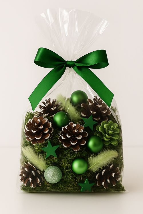 Natural nest, richly equipped, 10-12 cm 