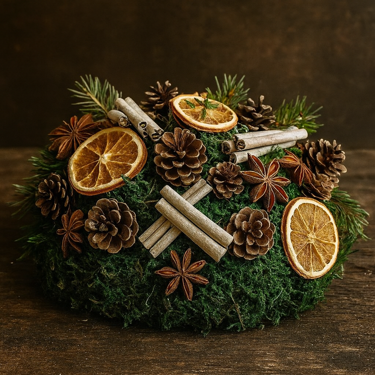 Decorative moss, green, big pack, 1l