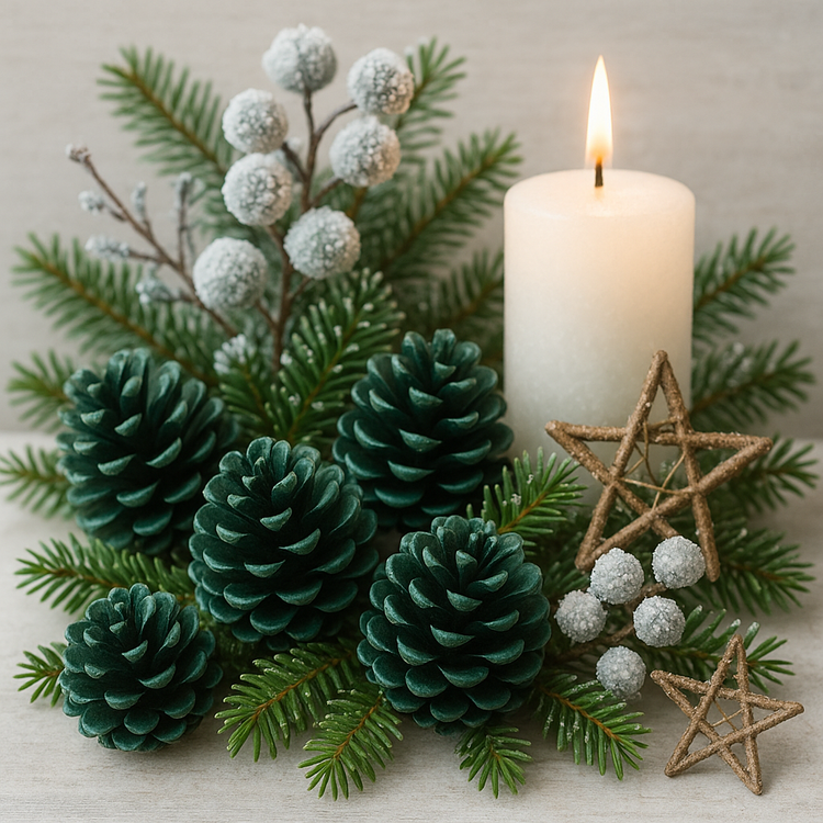 Golden Canella, lacquered, 3 twigs