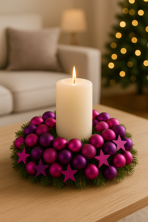 Glaskugeln am Draht, 20 mm, rosa-weiß, glanzlos/glänzend, Bündel von 18 Stücken