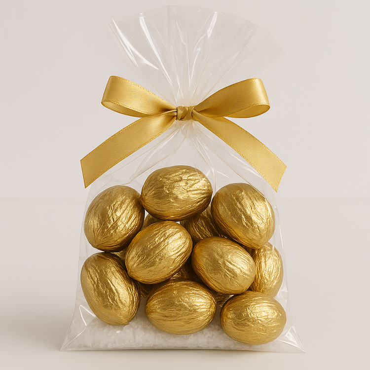 Gold Amra dyed balls, ca.12pcs