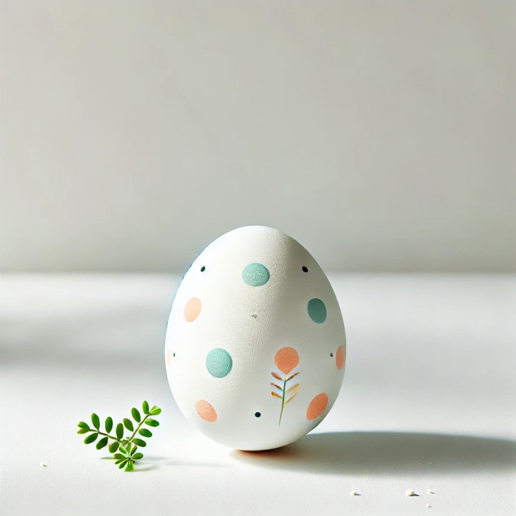 Egg of styrofoam, 90 mm