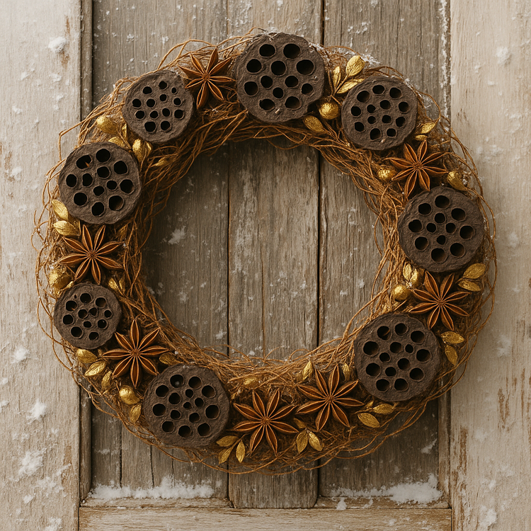 Decorative anise, 12 stars