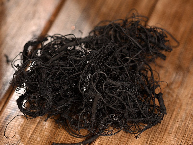 Curly Moos, 30 g, schwarz