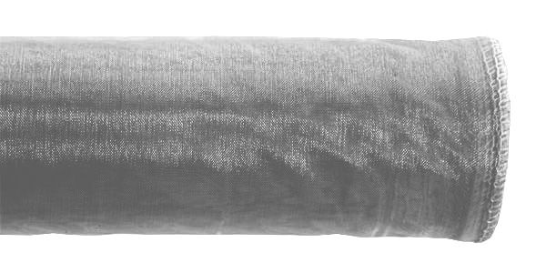 Organza, getrimmt 12 cm, Länge 9 rm (Silber)