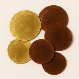 Muszle Capiz 7–11 cm 12 szt – GrandDeco  Naturalne, perłowe krążki do dekoracji świątecznych i zimowych aranżacji