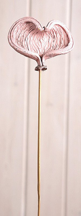 Set of 3 light pink Badam on sticks 