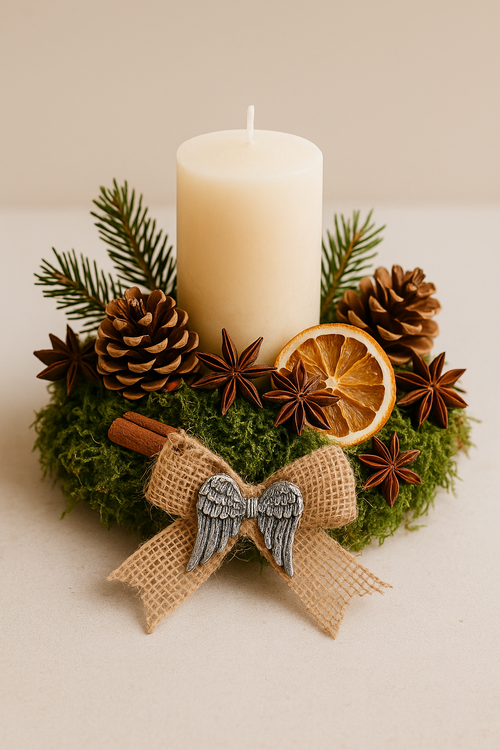 Selbstklebende antike Federn golden 4 cm 6 Stck