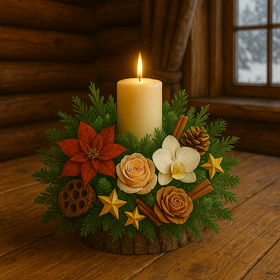 Lotos gefärbt Durchmesser 6-8 cm 6 Stck schwarz