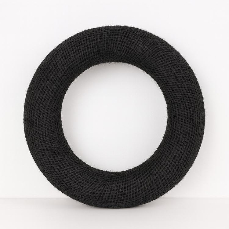 Kranz aus Jute ca. 25 cm türkis