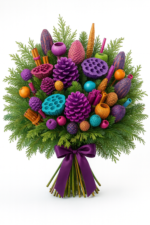 Cone on stick 52 cm, 10 pcs/pkg