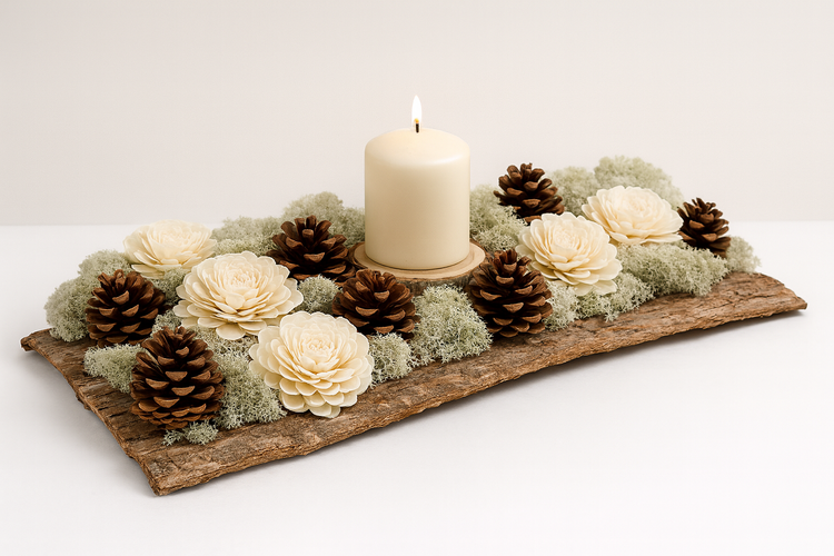 Gehänge aus Baumrinde, 16 cm