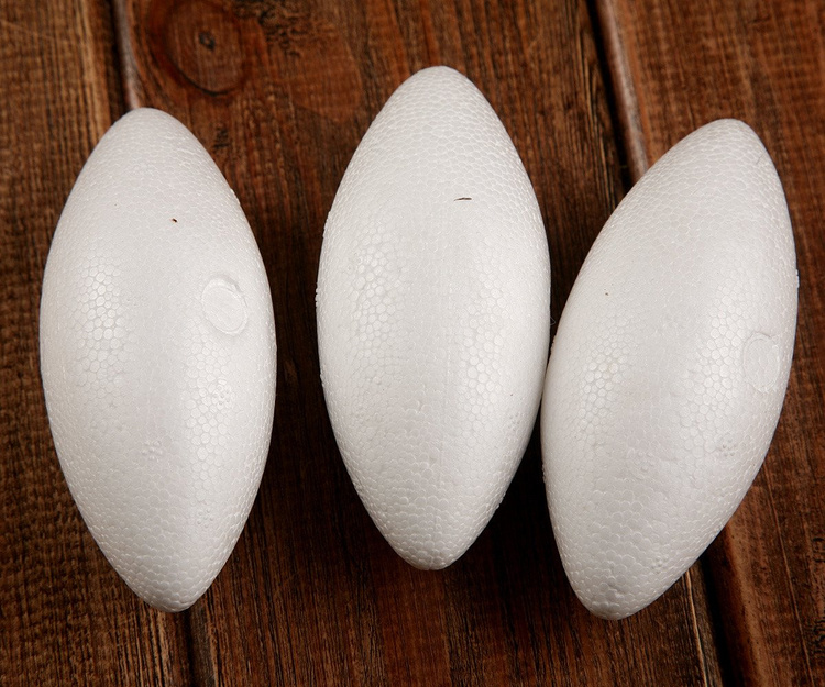 Styrofoam cone 10 cm smooth 3 pcs / pack